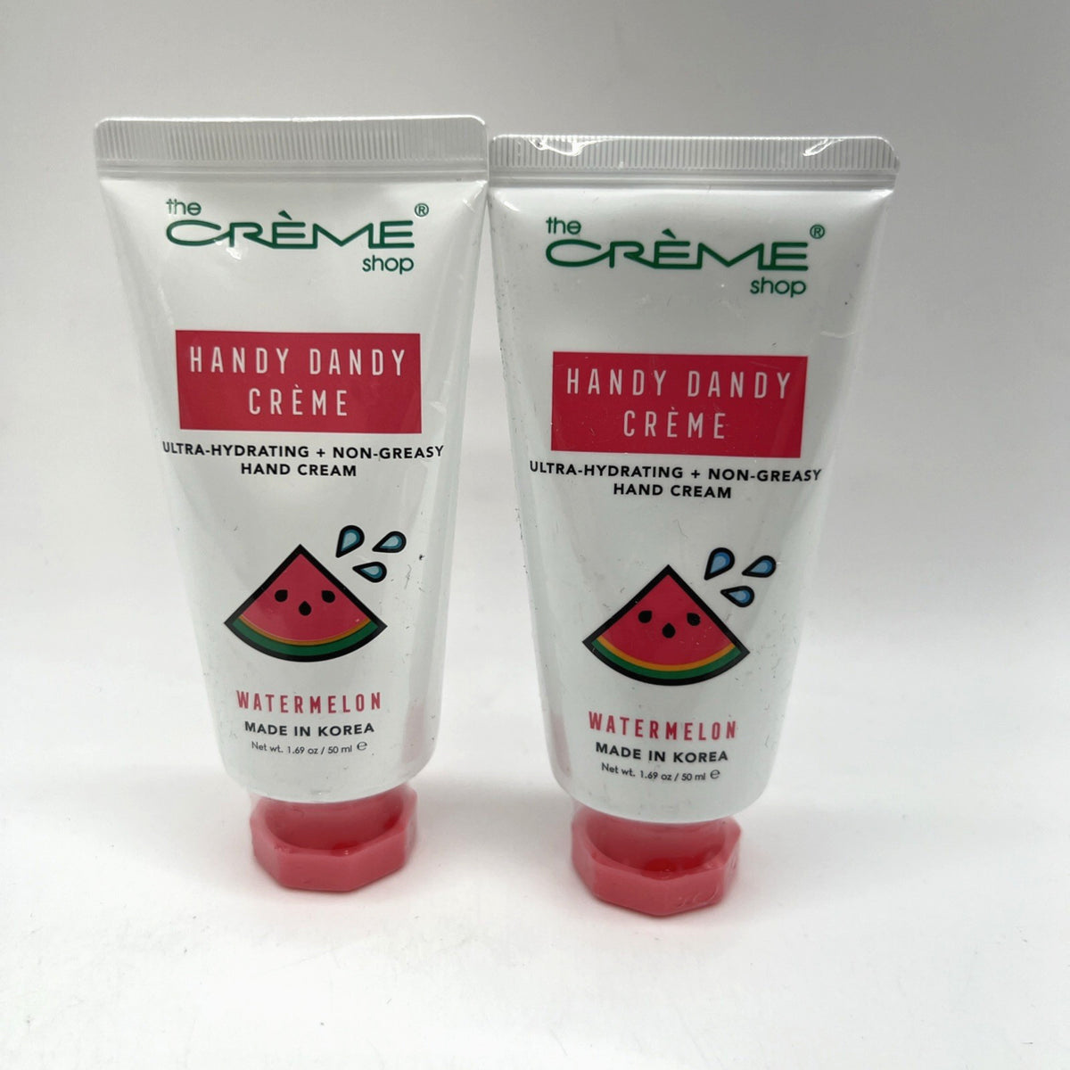 Watermelon Hand Cream Set - Ultra Hydrating Non-Greasy Hand Moisturizer 2 Pack