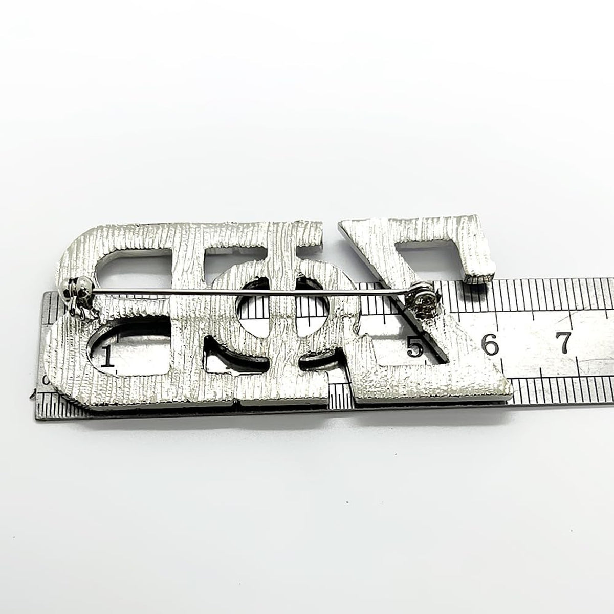 Greek Letter Sorority Brooch - Black Women ZETA ZPB BETA Pearl Metal Pin