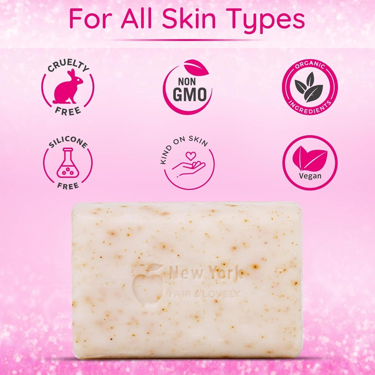 New York Fair & Lovely Exfoliating Soap 7 oz