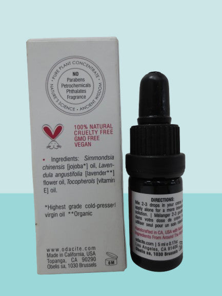 Jojoba Lavender Facial Serum Concentrate - 0.17 Oz Natural Skin Care