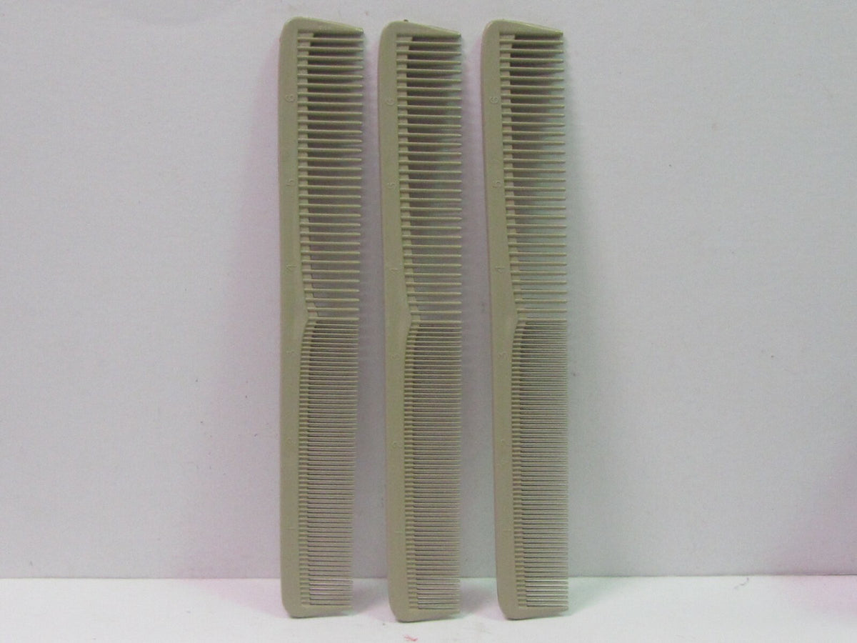 Set of 3 Hair Combs - New Unisex Hair Care Accessories