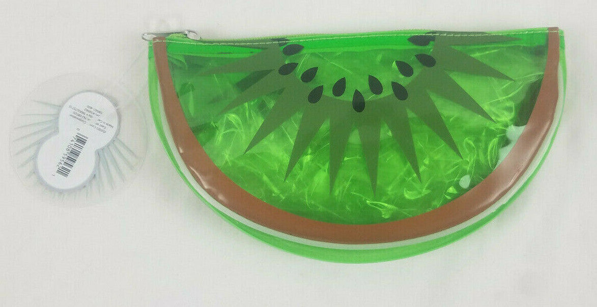 Clear Makeup Pouch Bag for Cosmetics - Summer Fruit Collection, Multiple Colors