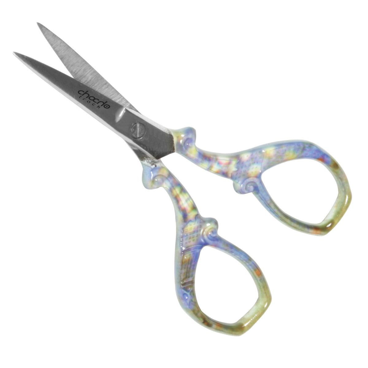 Professional Nail Clipper & Cuticle Scissors Set - Stainless Steel, Sharp Curved Blades for Nails & Eyebrows