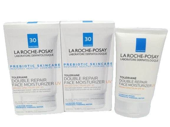 Toleriane Double Repair Face Moisturizer SPF 30 - 3.38 oz (2-Pack)