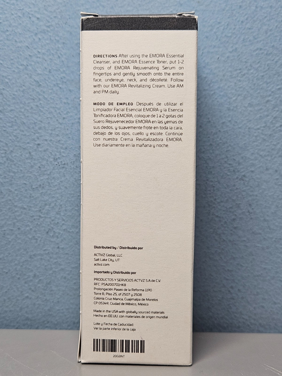 Activz Emora Daily Essentials Rejuvenating Serum 2.2 fl. oz - New Exp