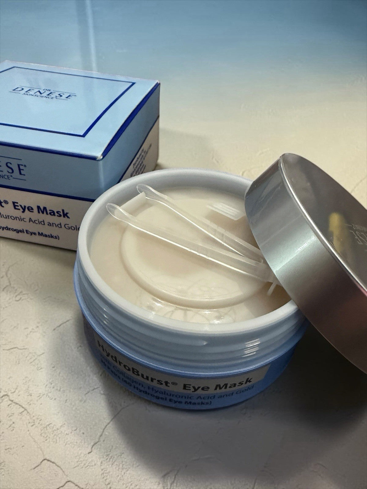 HydroBurst Eye Mask 30 Pairs with Collagen, Hyaluronic Acid & Gold — Dr. Denese HydroGel