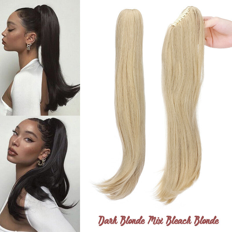 Claw On Ponytail Hair Extension - Human Hair Clip-In Style & Length Options