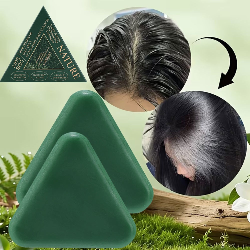 Hair Growth Shampoo Bar with Usman Grass for Thinning Hair & Oily Scalp - Natural & Eco-Friendly