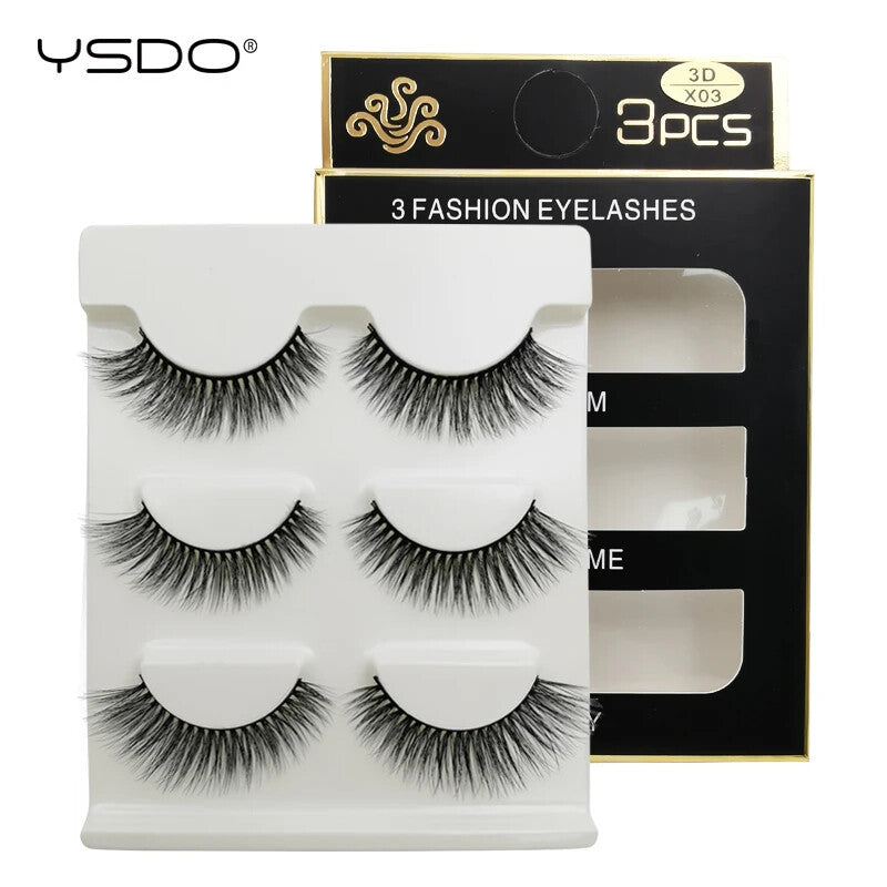 Wholesale 30 Pairs False Eyelashes Natural 3D Faux Cils Cruelty-Free Reusable
