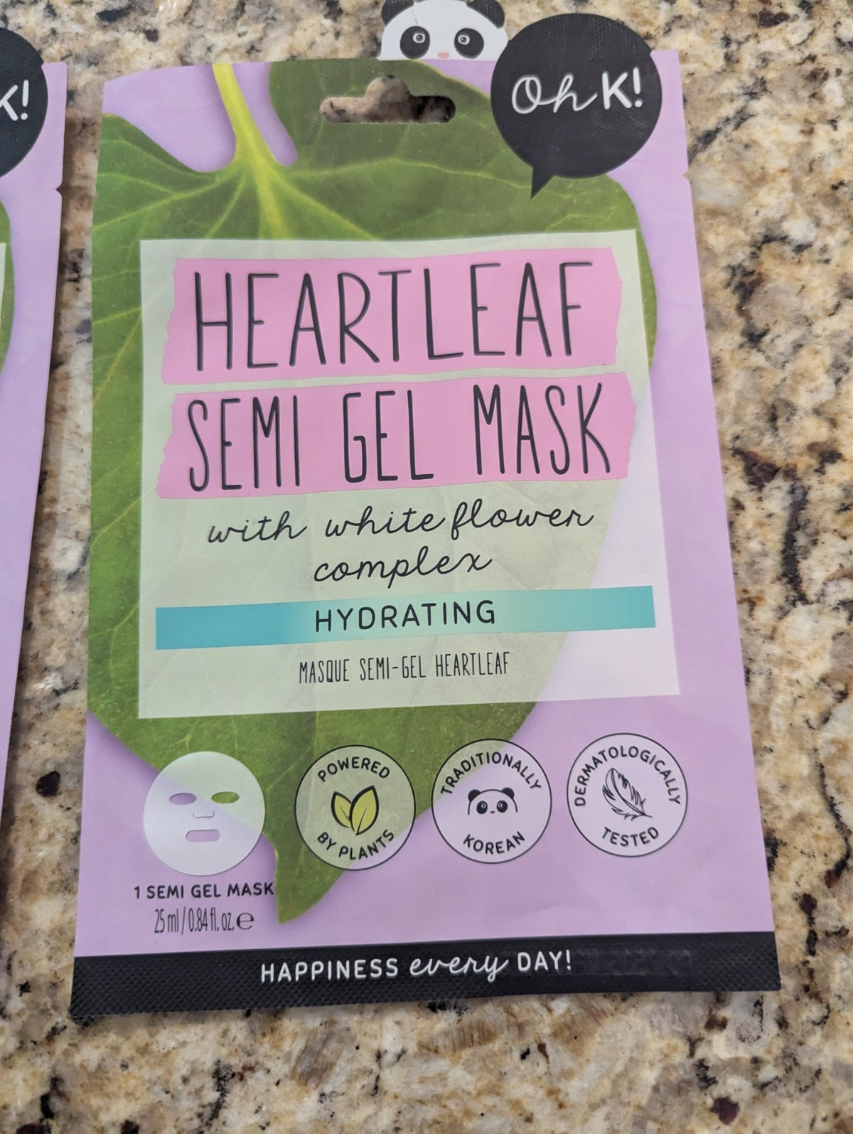 Heartleaf Semi Gel Hydrating Face Mask, 2 Pack