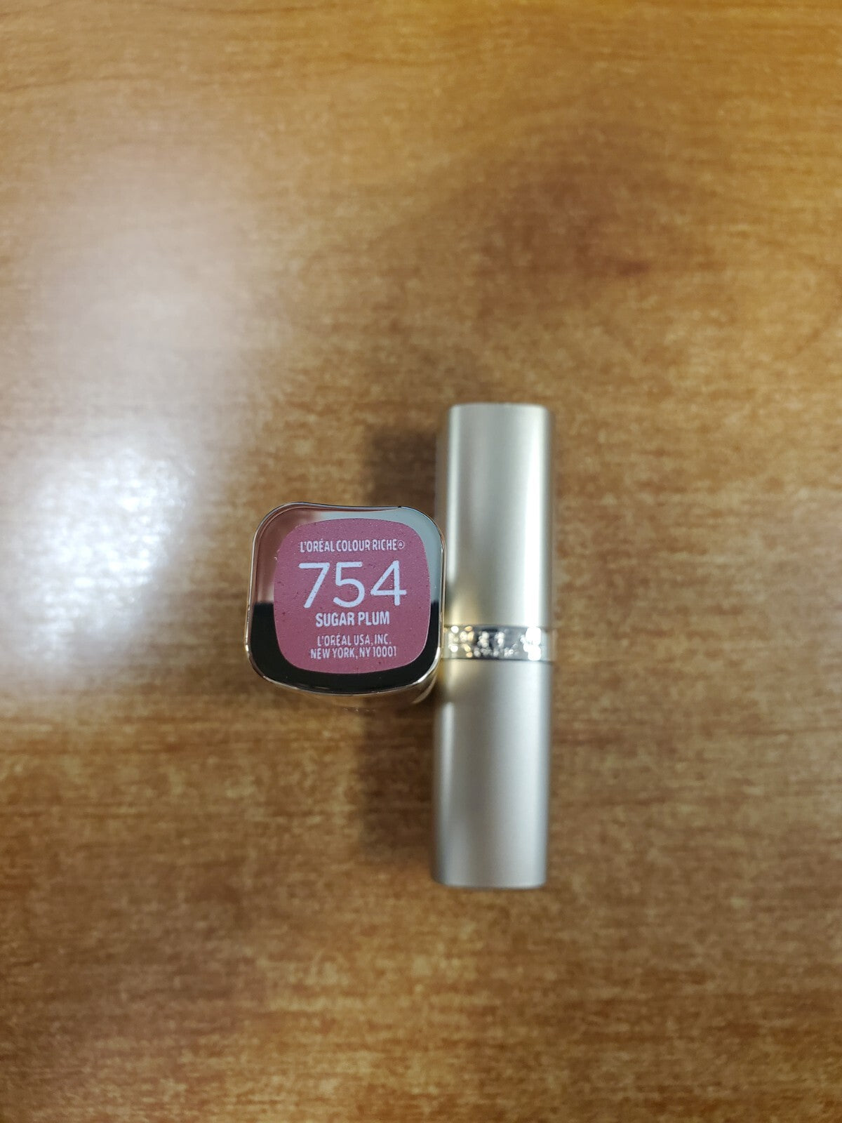 2 Pack Satin Lipstick - Colour Riche #754 Sugar Plum, Moisturizing & Smudge-Proof