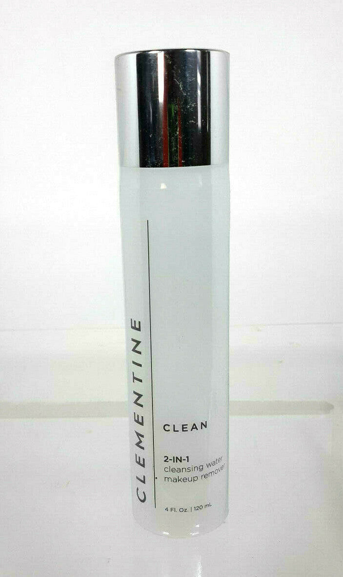 Clementine CLEAN Makeup Remover Cleansing Water - 4 Fl Oz