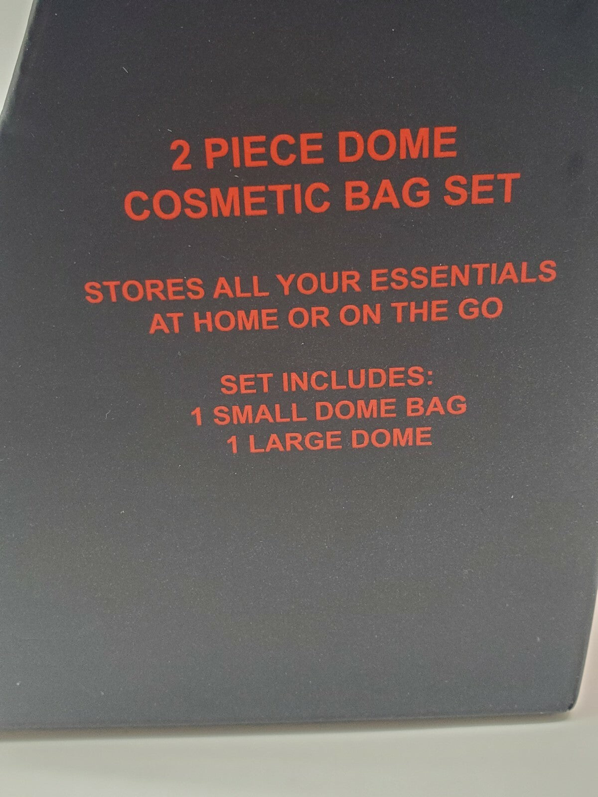 Heart Travel Cosmetic Bag Set - 2-Piece Makeup & Toiletry Pouch