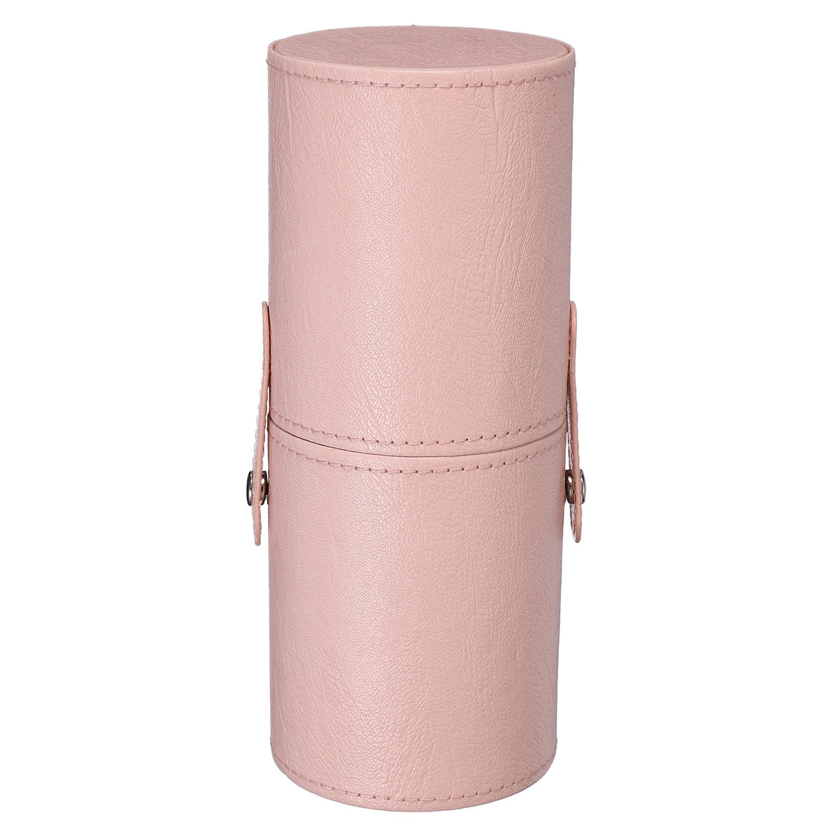 Pink Portable Makeup Brush Holder with Strap, Waterproof & Dustproof Organizer