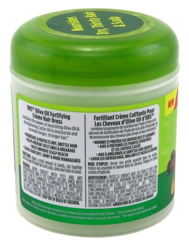 Olive Oil Fortifying Hair Creme for Dry, Thirsty Hair & Scalp - 6 oz