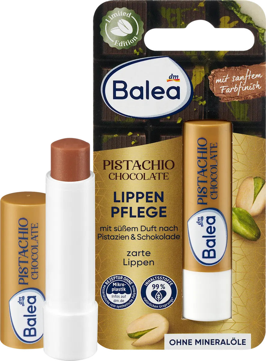 Pistachio Chocolate Lip Balm with Cocoa & Shea Butter – Nourishing & Softening