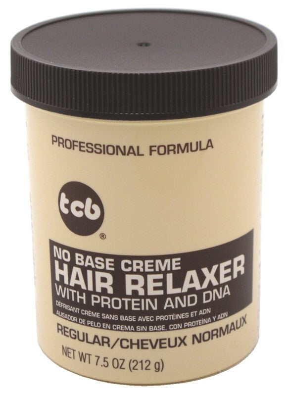 Tcb Hair Relaxer No Base Creme 7.5oz - 2 Pack Professional Straightening