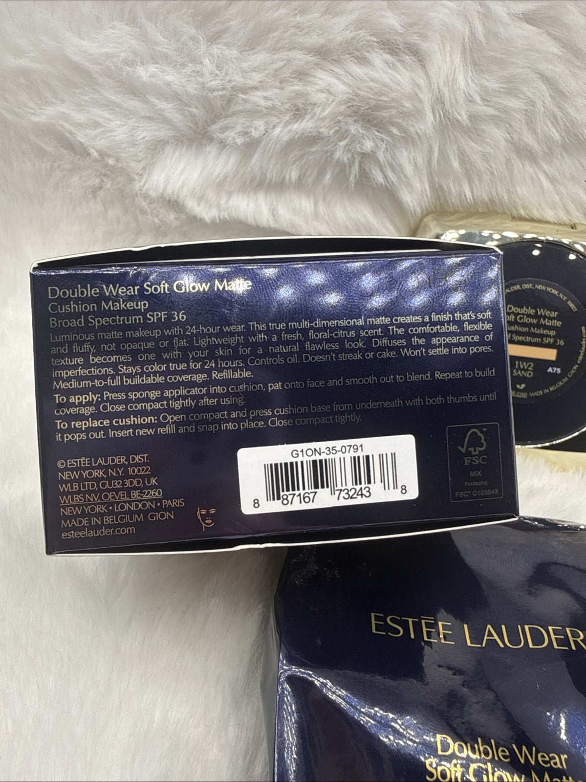 Estee Lauder Double Wear Soft Glow Matte Cushion Makeup SPF 36+ Refill 1W2 Sand
