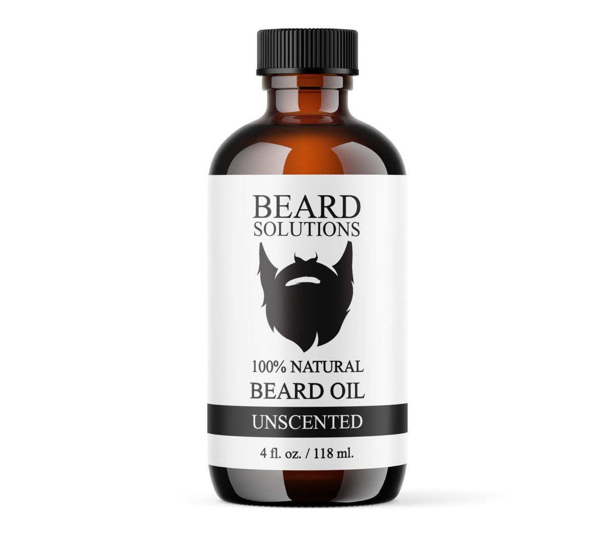 Unscented Beard Oil - 4 oz. Hair Growth Serum for Men, Nourishing & Hydrating