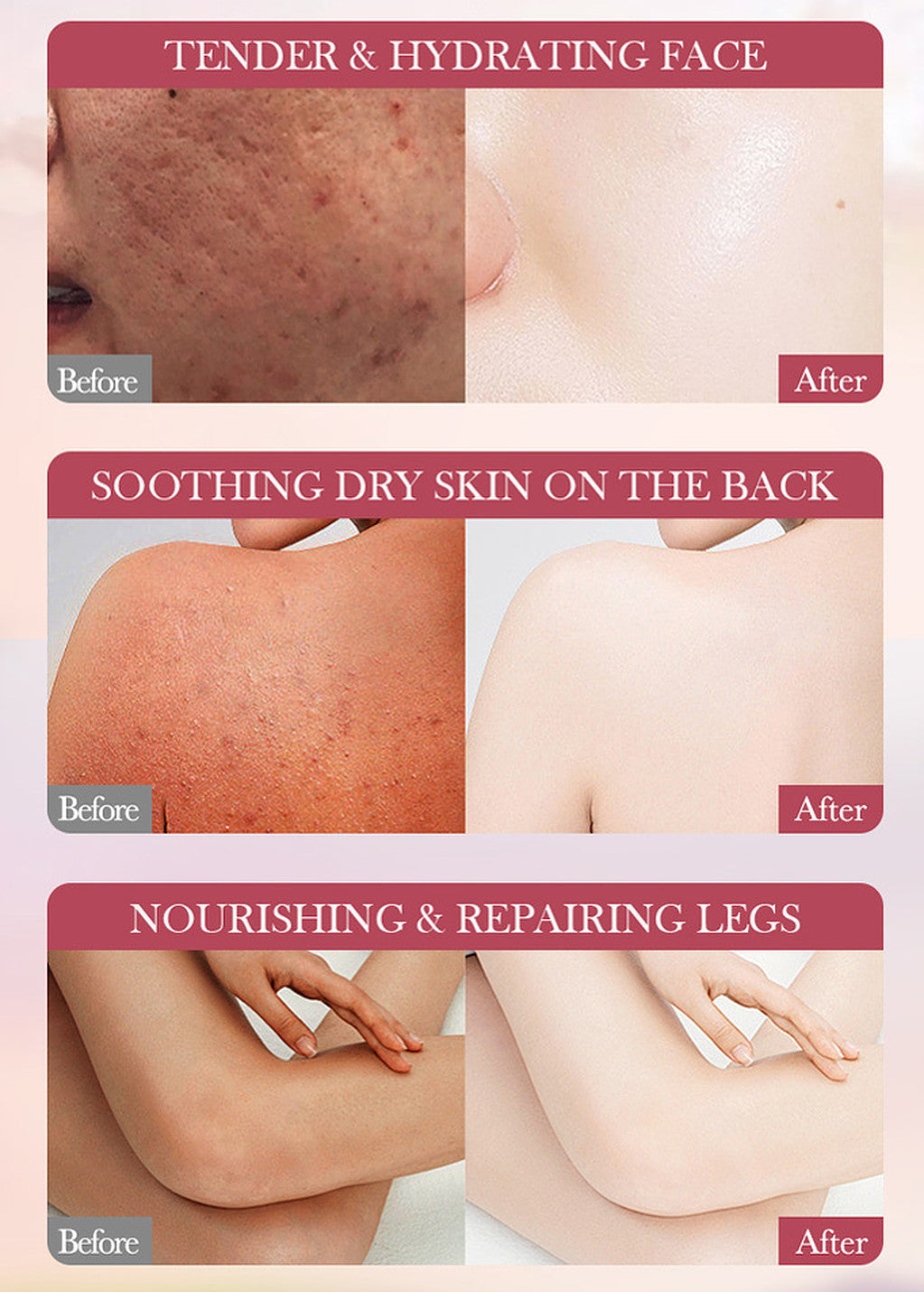 Bioaqua Strawberry Cake Body Oil Nourishing Moisturizing Skin Care