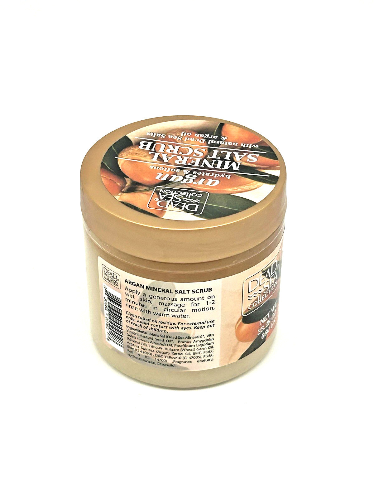 Dead Sea Collection Argan Exfoliating Glow Mineral Salt Scrub (23.28