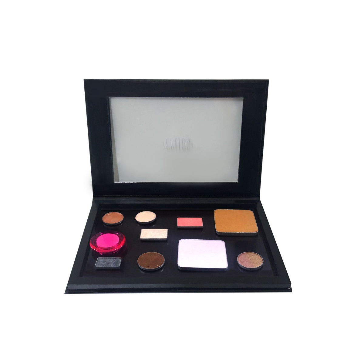 Large Magnetic Makeup Palette for Eyeshadows & Cosmetics - Black
