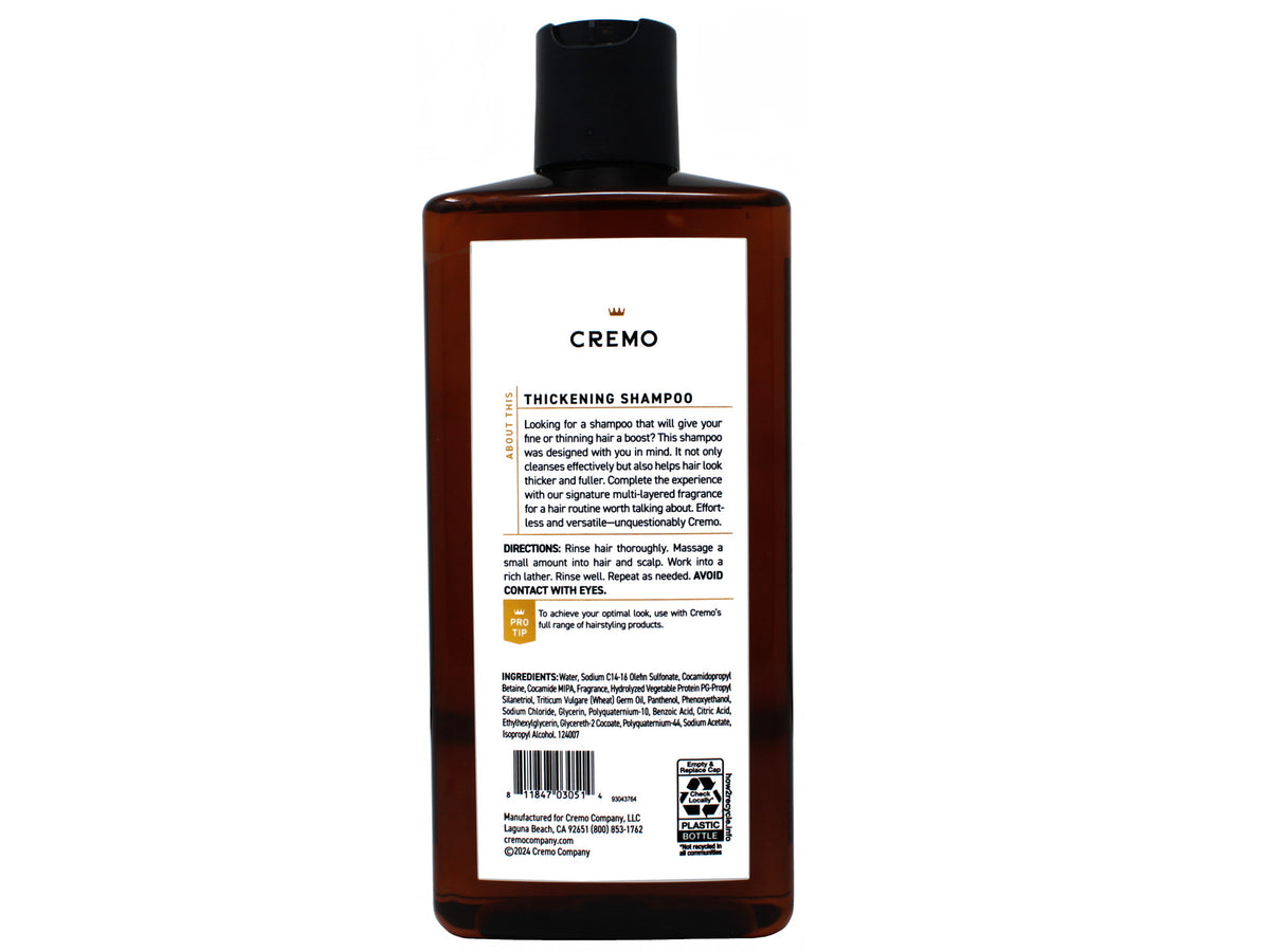 Barber Grade Thickening Shampoo with Juniper & Eucalyptus - 16 Fl Oz