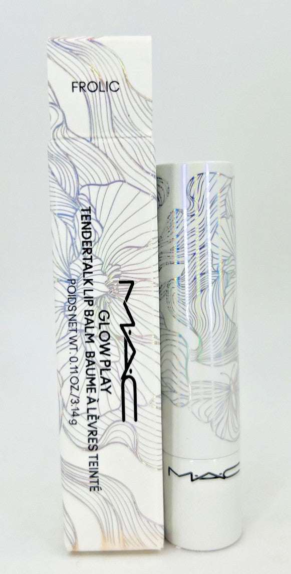 MAC Glow Play Tendertalk Lip Balm FROLIC 0.11oz – Hydrating Lip Care