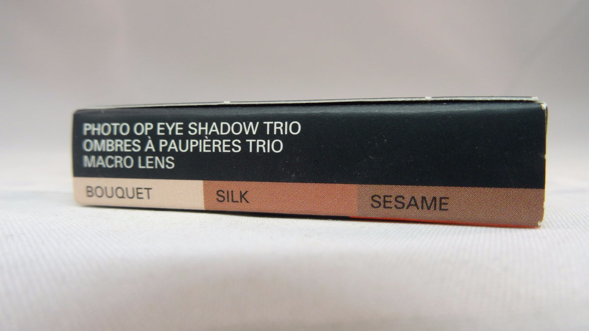 Smashbox Eyeshadow Trio Bouquets Silk Sesame New Boxed - Makeup Palette