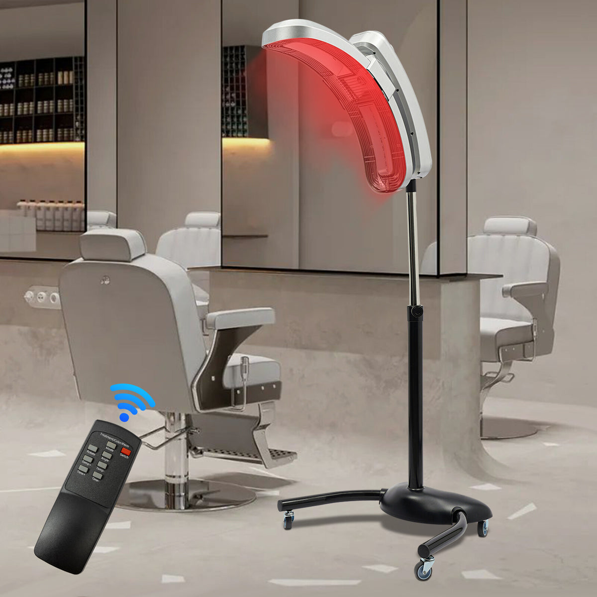 Professional Stand-Up Hair Dryer for Salon Styling and Perming