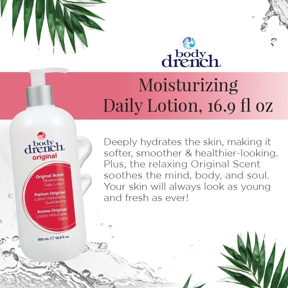 Moisturizing Body Lotion Original Scent 16.9 oz - 2 Bottles
