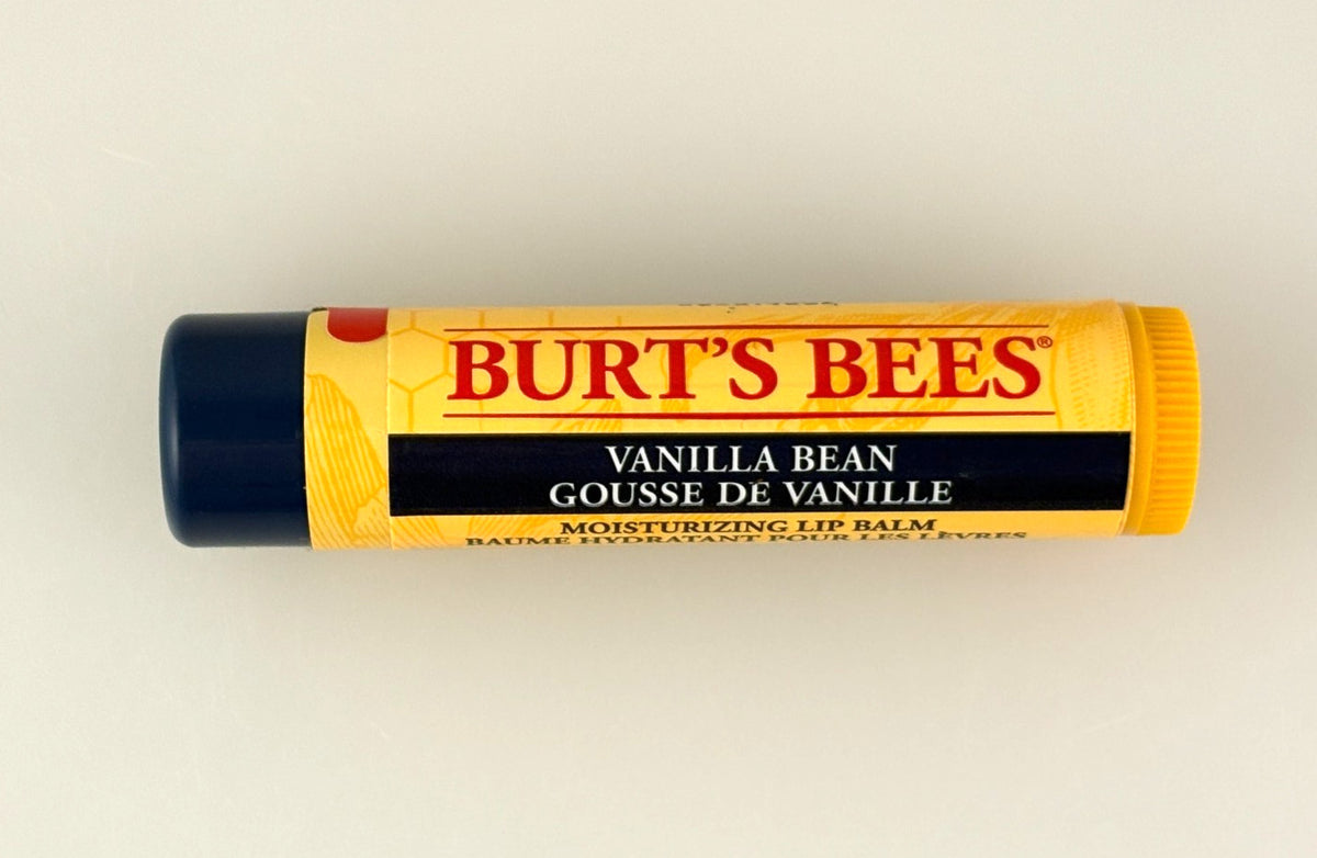 2-Pack Burt's Bees Natural Lip Balm Set - Red Dahlia & Vanilla Bean