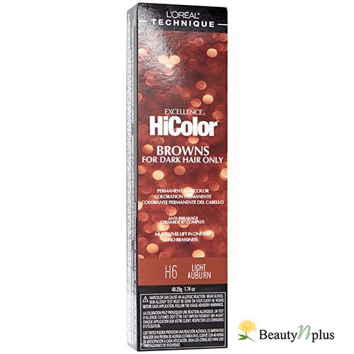 Hair Color for Dark Hair, Professional Permanent Creme - 1.74oz (6 Pack)