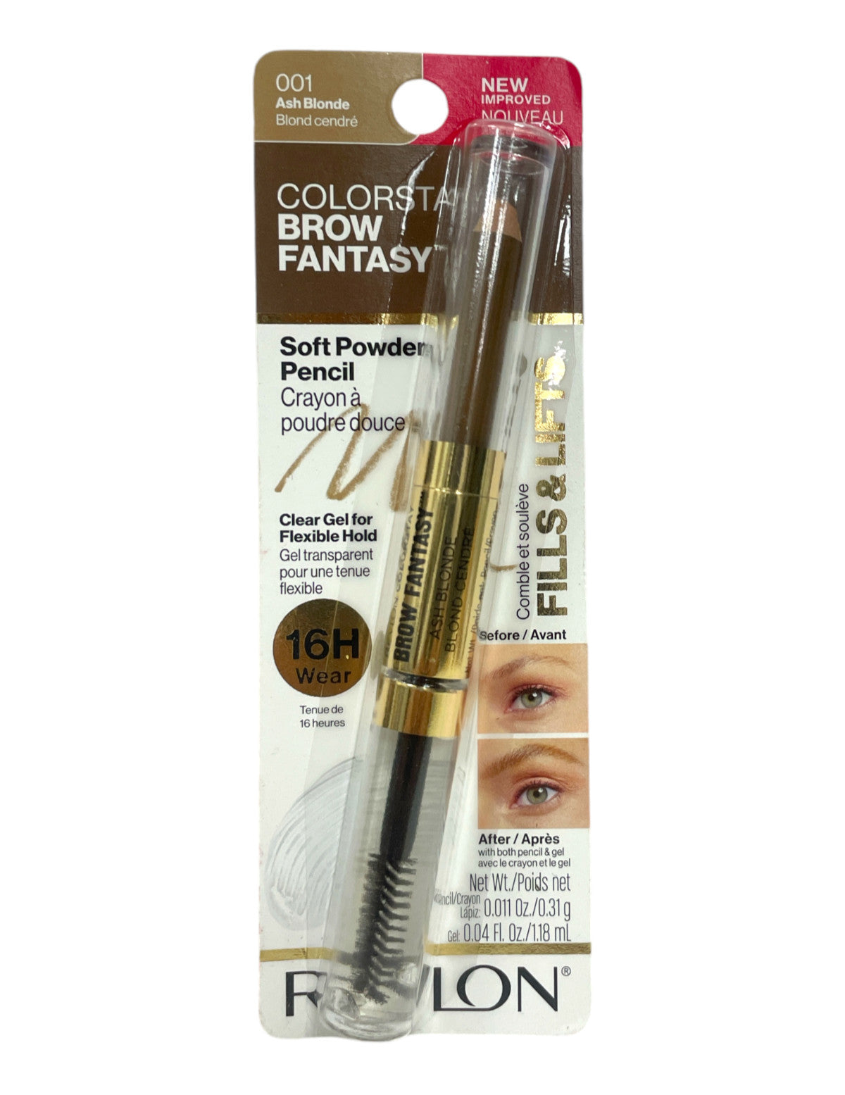 Revlon Colorstay Soft Powder Pencil with Gel - Dark & Soft Brown Shades, Choose Your Shade