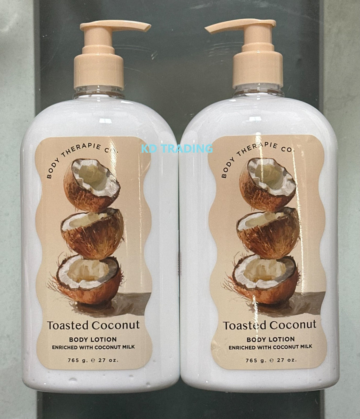 Coconut Milk Body Lotion - Toasted Coconut Scent (2-Pack)