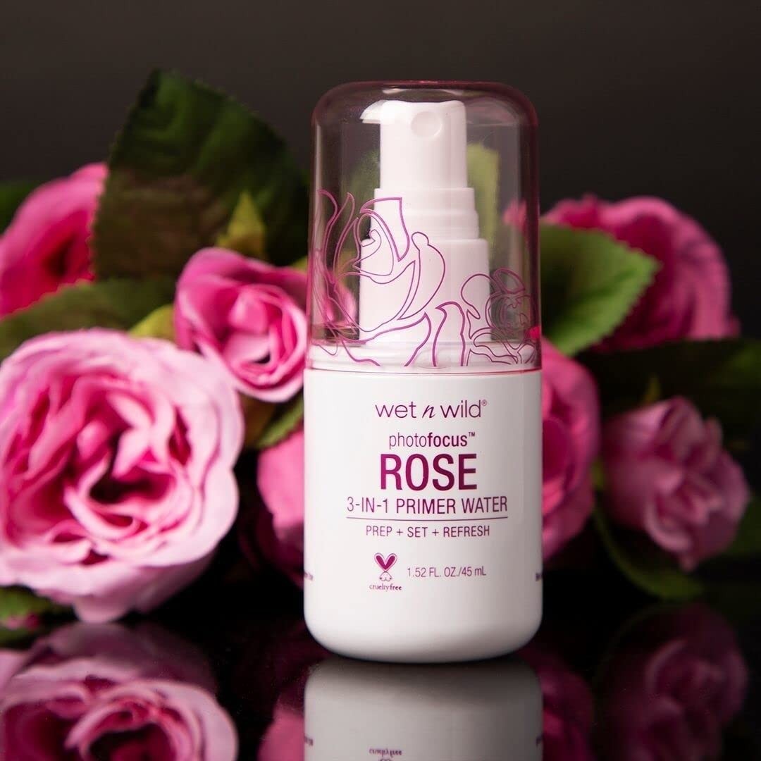 Hydrating Rose Primer Water Spray for Makeup & Skin Glow - 1.52 oz