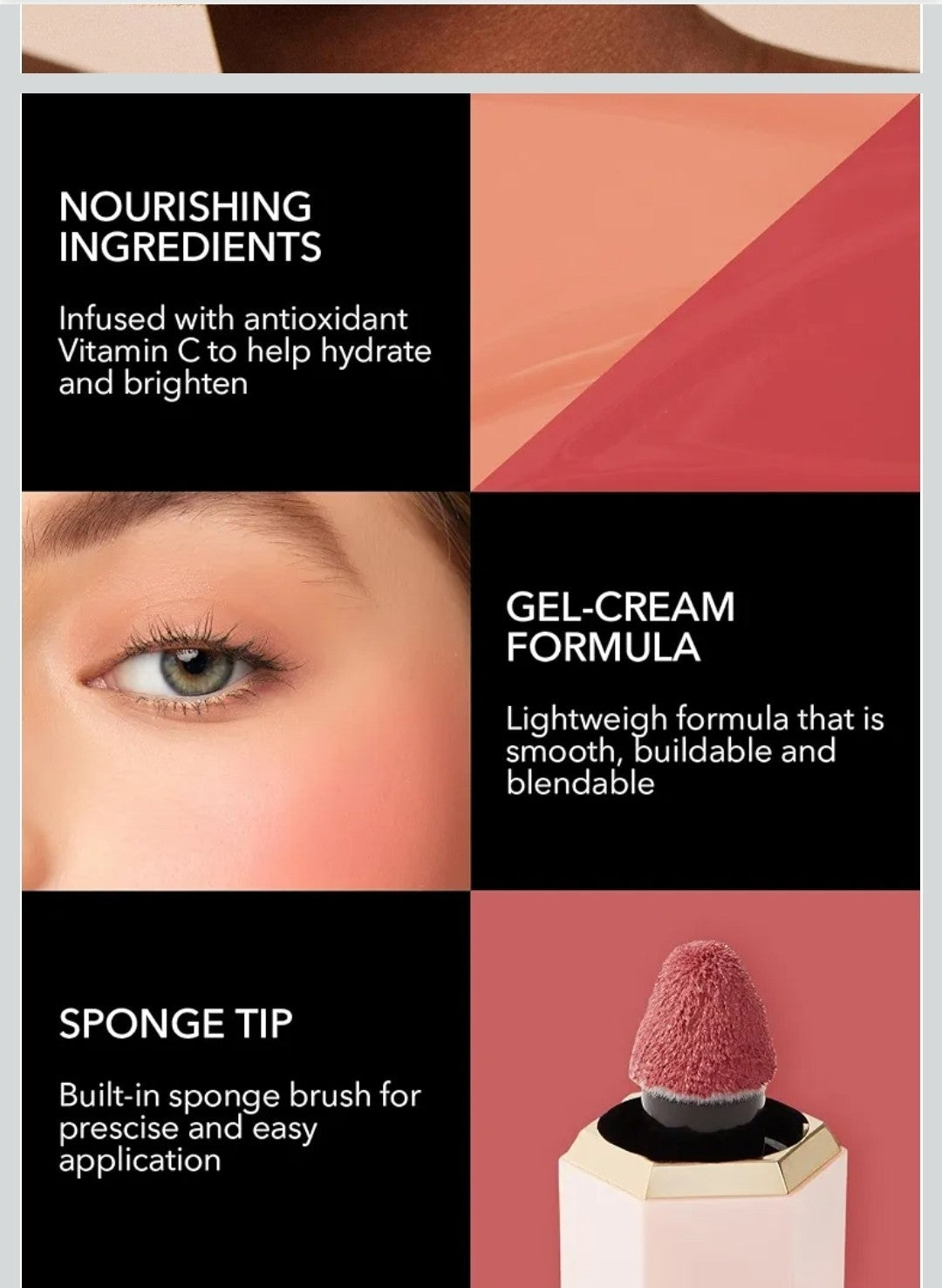 Liquid Blush Makeup Sheglam Color Bloom Love Cake 0.17 Oz - Buy 2 Get 1 Free