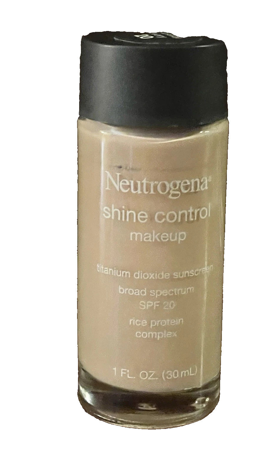 Neutrogena Shine Control Makeup SPF 20 Natural Ivory 20 Oz - Oil-Free Foundation