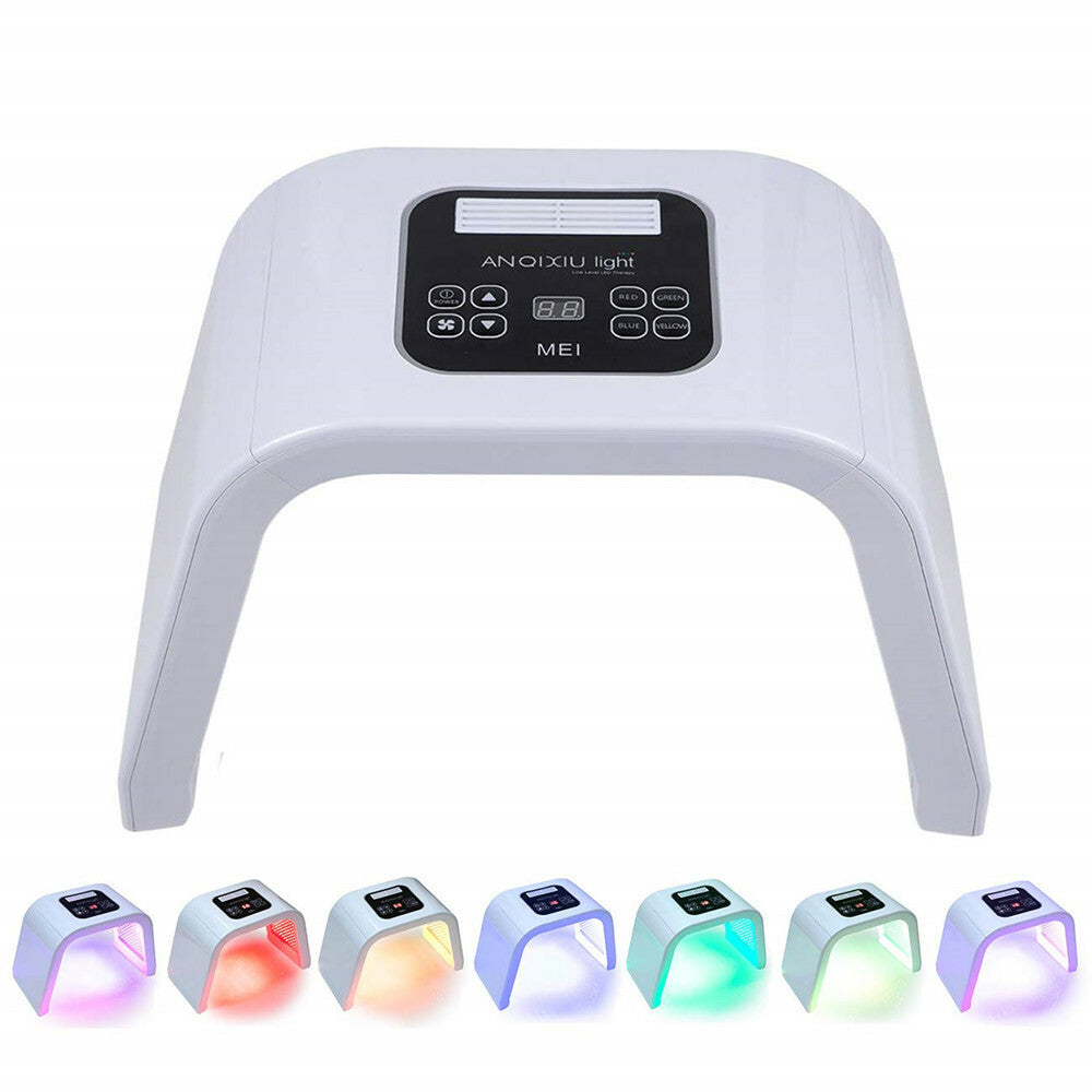 7-Color LED Face Mask Light Therapy for Skin Rejuvenation and Acne Treatment