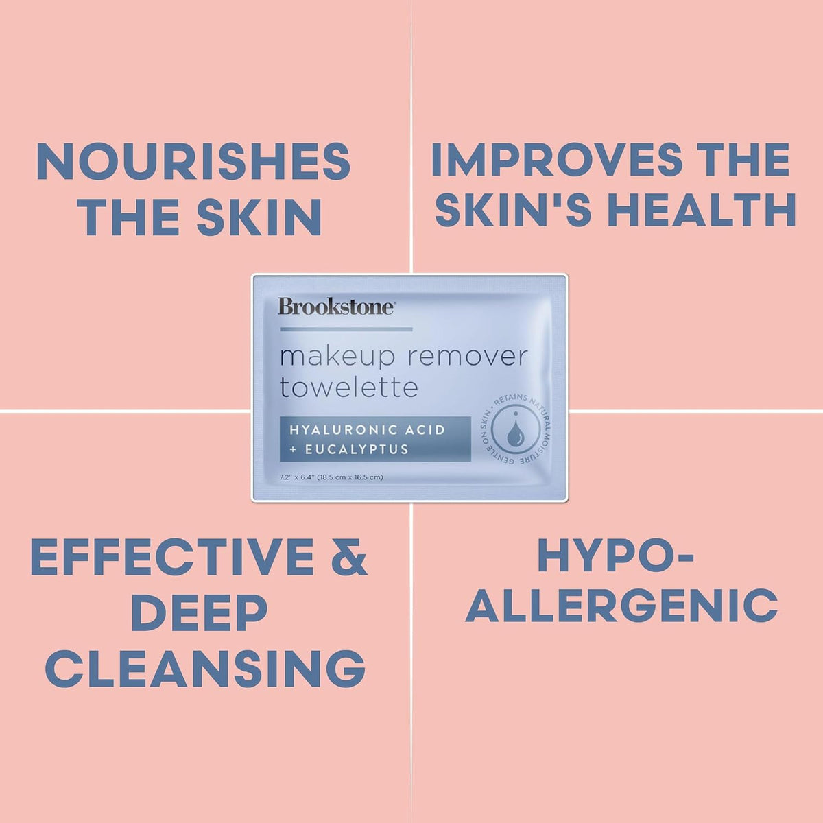 Makeup Remover Wipes - Individually Wrapped Face & Eye Cleansing Towelettes