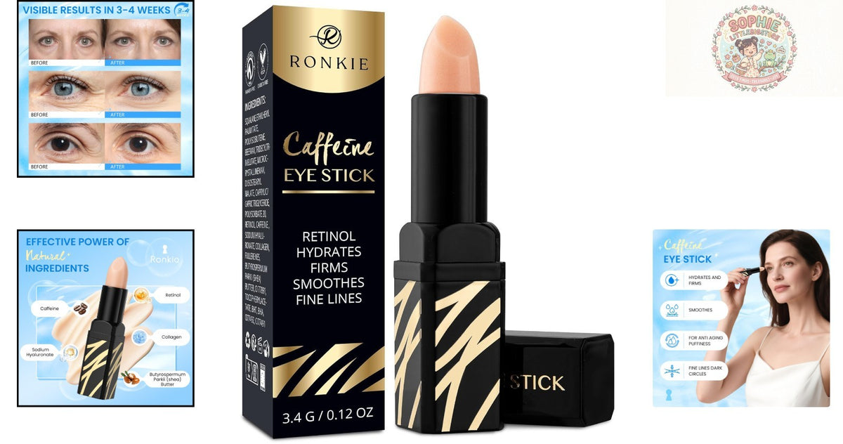 Hydrating Caffeine Eye Balm for Anti-Aging & Brightening Under-Eyes