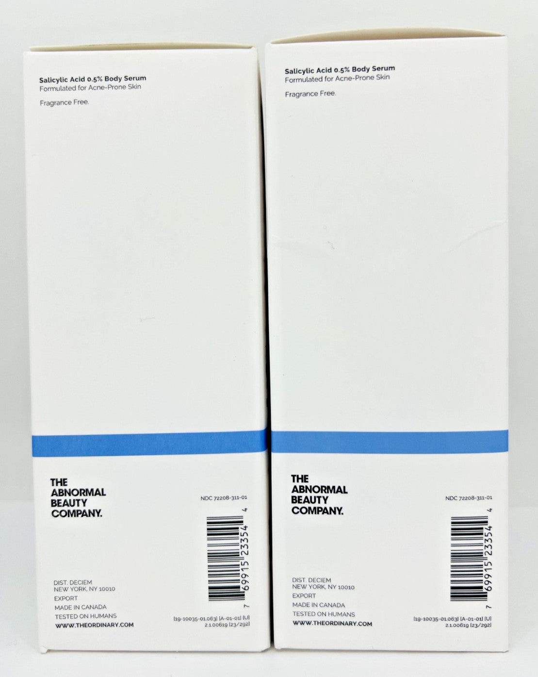 The Ordinary Body Serum with Direct Acids - 240mL Set of 2 for Smooth Skin
