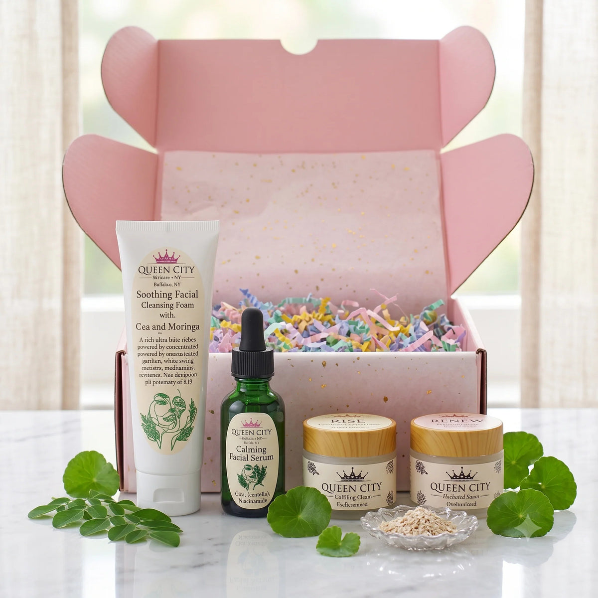 Luxury Self Care Gift Set with Bath, Body & Skincare Products - Handcrafted