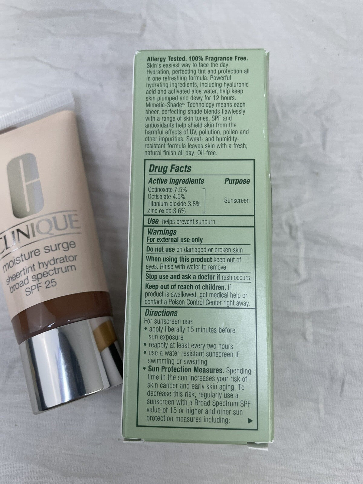 Moisture Surge Sheertint Hydrator SPF 25 - Universal Very Deep 1.4 oz