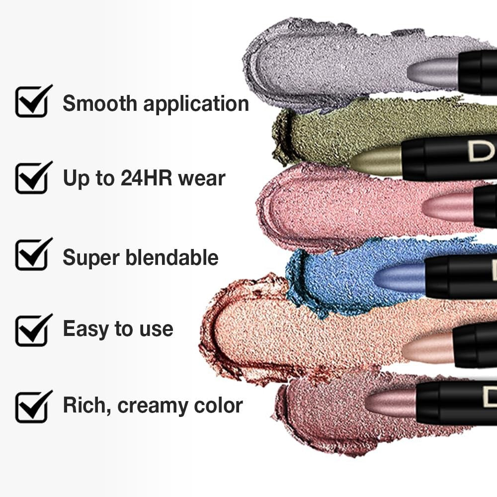 Cream Eye Shadow Stick - Rose Matte, Waterproof & Long-Lasting
