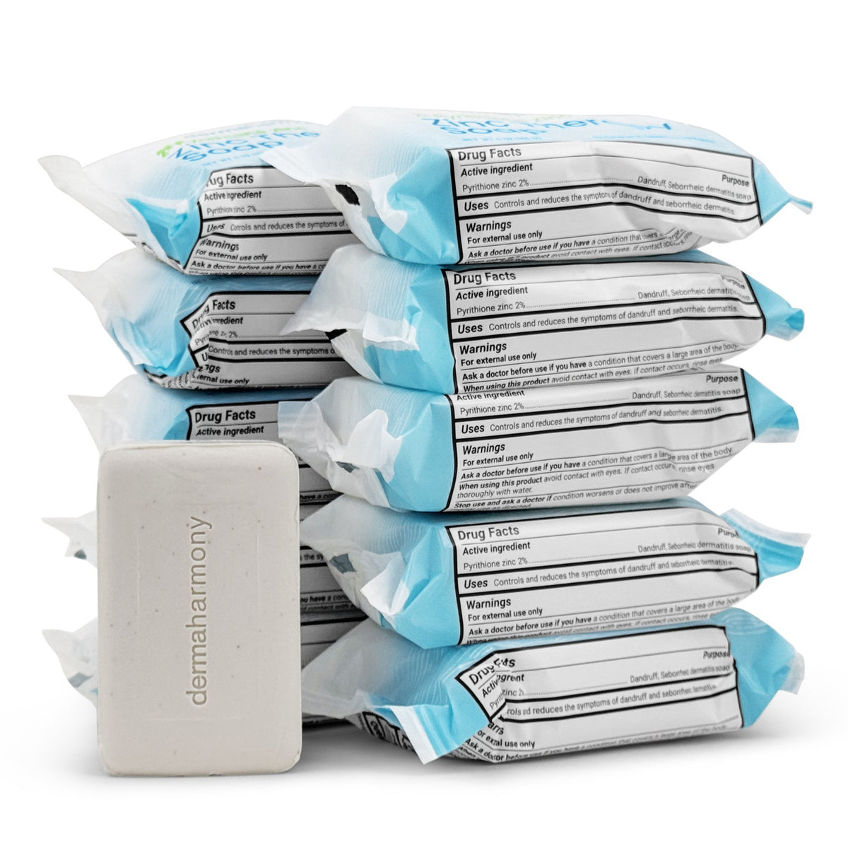 2% Pyrithione Zinc Bar Soap – 10 Pack, 4 oz