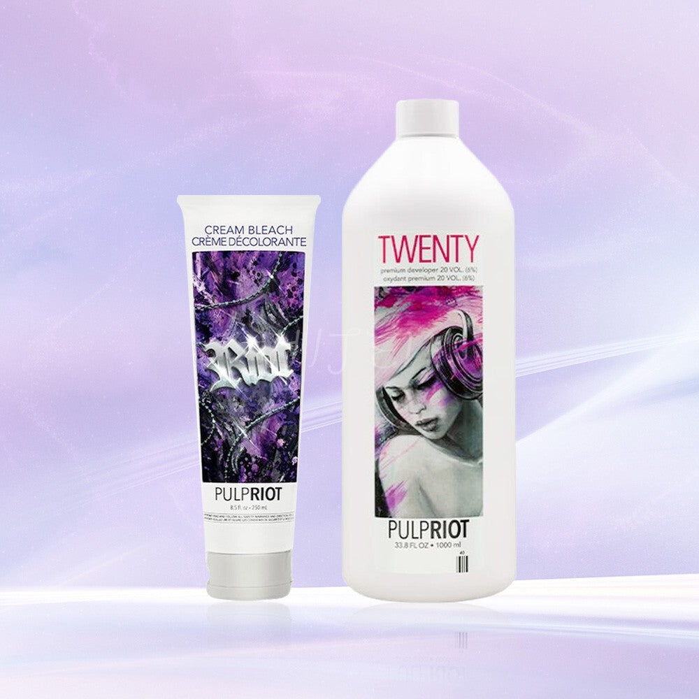 Cream Bleach Lightener & Premium Developer Kit