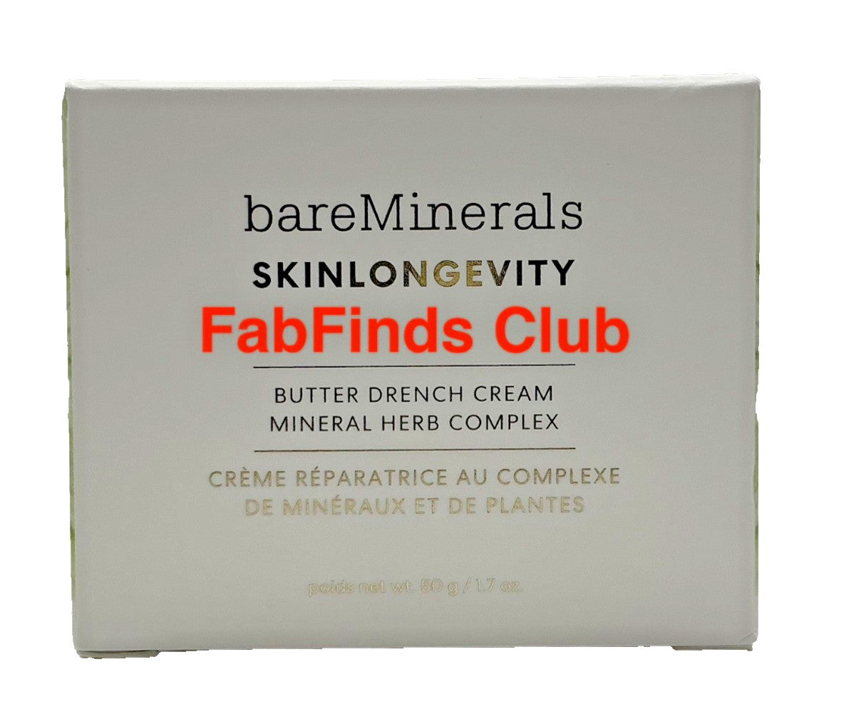 BareMinerals Skin Longevity Butter Drench Cream Set - Hydrating Anti-Aging Skincare