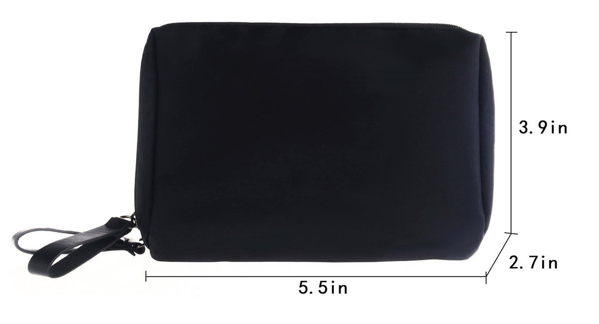 Small Waterproof Makeup Bag for Travel and Purse Storage - Portable Cosmetic Organizer