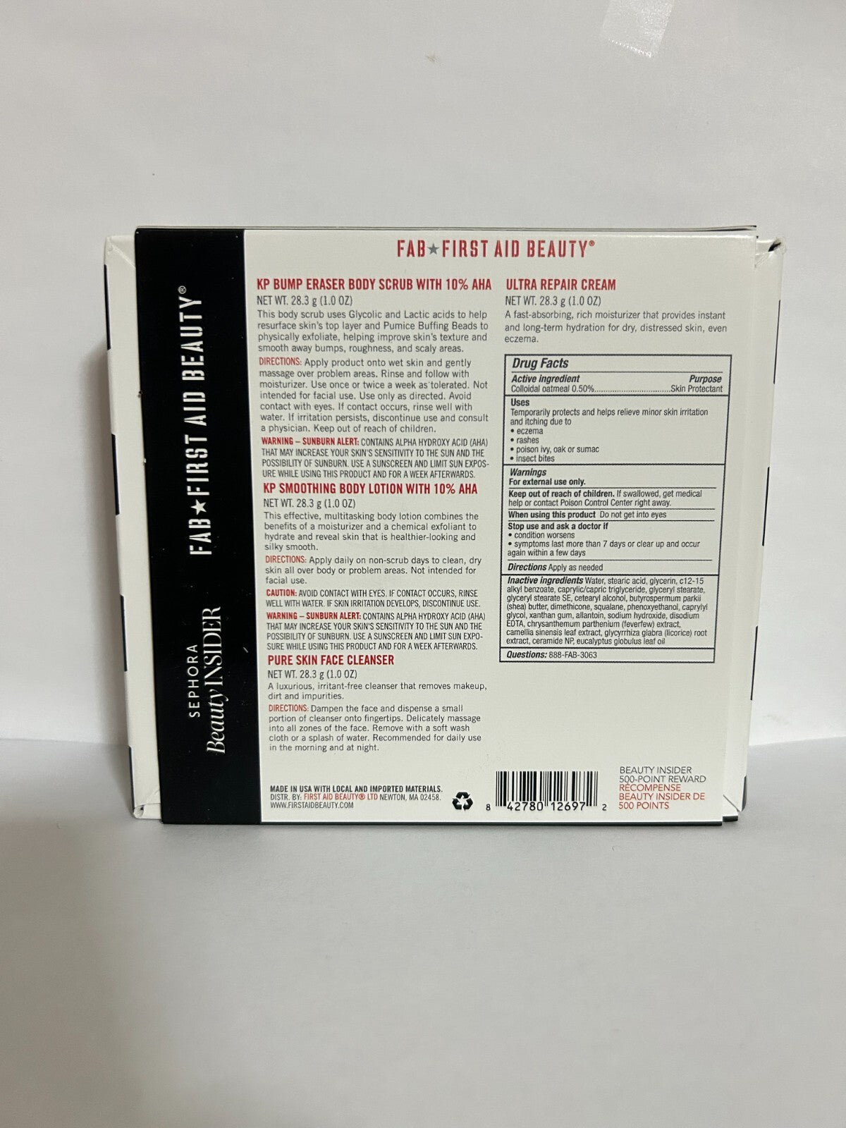 First Aid Beauty Head to Toe Skincare Gift Set - 4-Piece Body & Face Care